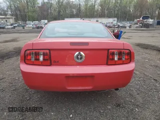 2005 Ford Mustang Deluxe with VIN 1ZVFT80N855115559, listed as a Copart auction lot 52287755 with 0 mi miles and Salvage Title. Bid and sale history available at carsss.com. Image 6.