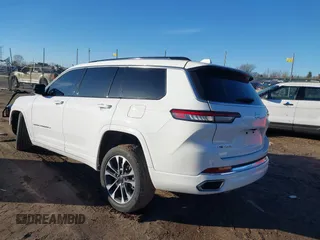 2021 Jeep Grand Cherokee Overland with VIN 1C4RJKDG3M8204967, listed as a IAAI auction lot 41744813 with 37,297 mi miles and . Bid and sale history available at DreamBid. Image 3.