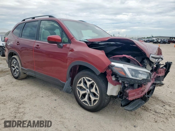 2021 Subaru Forester Premium with VIN JF2SKAJC6MH472049, listed as a Copart auction lot 64309585 with 51,125 mi miles and Salvage title. Bid and sale history available at DreamBid. Image 4.