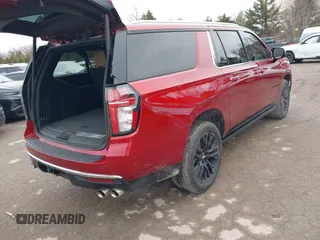 2021 Chevrolet Suburban Premier with VIN 1GNSKFKD7MR223814, listed as a IAAI auction lot 41491296 with 78,739 mi miles and . Bid and sale history available at DreamBid. Image 4.