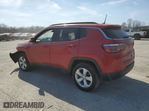 2020 Jeep Compass Latitude with VIN 3C4NJDBB6LT150324, listed as a Copart auction lot 49298845 with 44,160 mi miles and Salvage Title. Bid and sale history available at DreamBid. Image 2.