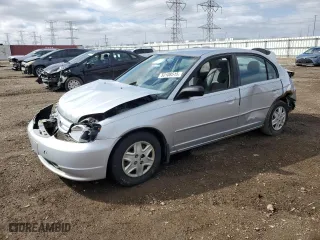 2003 Honda Civic LX with VIN 2HGES16633H603530, listed as a Copart auction lot 50108515 with 0 mi miles and Salvage Title. Bid and sale history available at carsss.com. Image 1.