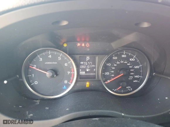 2017 Subaru Crosstrek Premium with VIN JF2GPABC6H8221673, listed as a Copart auction lot 75945264 with 82,107 mi miles and Salvage Title. Bid and sale history available at carsss.com. Image 9.