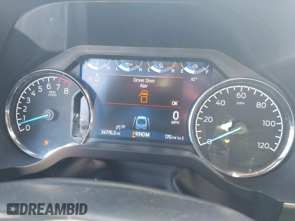 2023 Ford F-150 XL with VIN 1FTEW1C57PFC48190, listed as a IAAI auction lot 41696009 with 34,776 mi miles and . Bid and sale history available at DreamBid. Image 7.