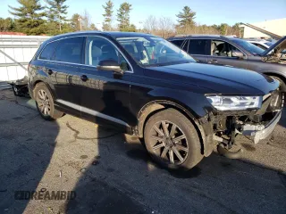 2018 Audi Q7 Premium with VIN WA1AHAF78JD004454, listed as a Copart auction lot 82393654 with 131,091 mi miles and Salvage title. Bid and sale history available at DreamBid. Image 4.