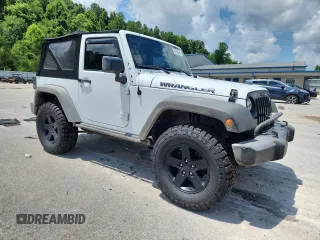 2016 Jeep Wrangler Black Bear with VIN 1C4AJWAG5GL151537, listed as a Copart auction lot 62665455 with 93,537 mi miles and Salvage title. Bid and sale history available at DreamBid. Image 4.