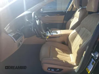 2018 BMW 7 Series 740i with VIN WBA7E2C53JG743115, listed as a Copart auction lot 73362103 with 57,789 mi miles. Bid and sale history available at carsss.com. Image 7.