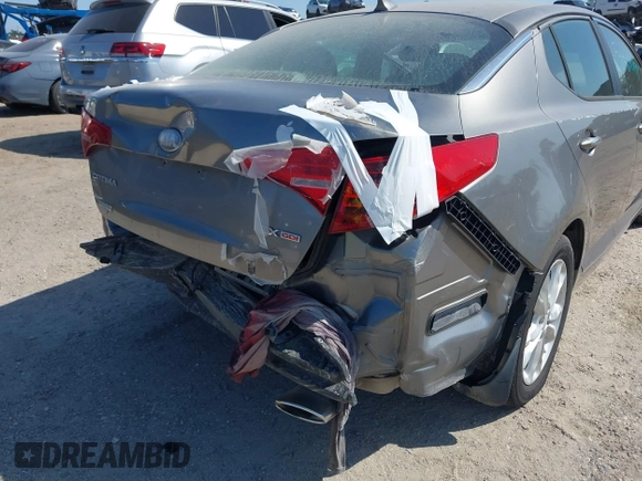 2013 Kia Optima EX with VIN 5XXGN4A72DG158198, listed as a IAAI auction lot 25640499 with 95,752 mi miles. Bid and sale history available at carsss.com. Image 18.