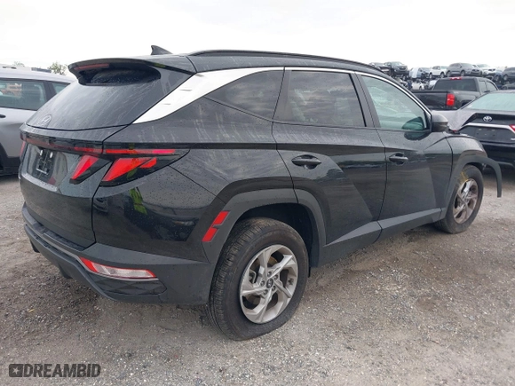 2024 Hyundai Tucson SEL with VIN 5NMJB3DEXRH380449, listed as a IAAI auction lot 41866998 with 16,753 mi miles. Bid and sale history available at carsss.com. Image 4.