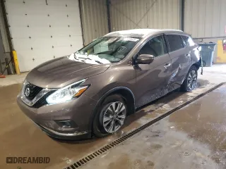 2015 Nissan Murano S with VIN 5N1AZ2MHXFN233607, listed as a Copart auction lot 89318475 with 52,543 mi miles and Salvage Title. Bid and sale history available at carsss.com. Image 1.