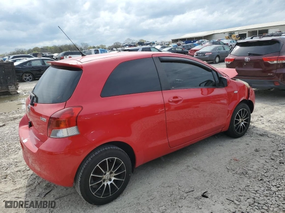 2009 Toyota Yaris with VIN JTDJT903395222185, listed as a Copart auction lot 51340875 with 178,490 mi miles and Salvage Title. Bid and sale history available at carsss.com. Image 3.