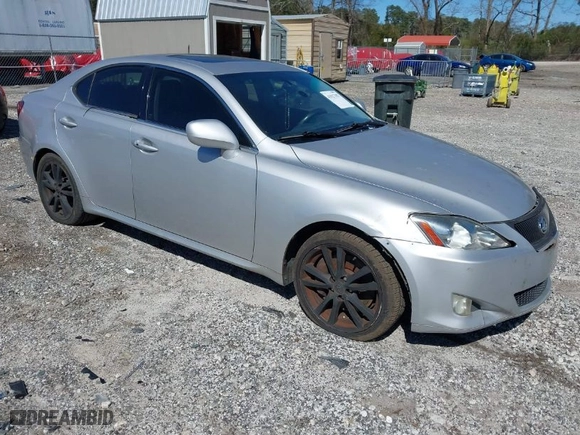 2006 Lexus IS 350 Auto with VIN JTHBE262665007995, listed as a IAAI auction lot 41827352 with 228,377 mi miles. Bid and sale history available at carsss.com. Image 1.