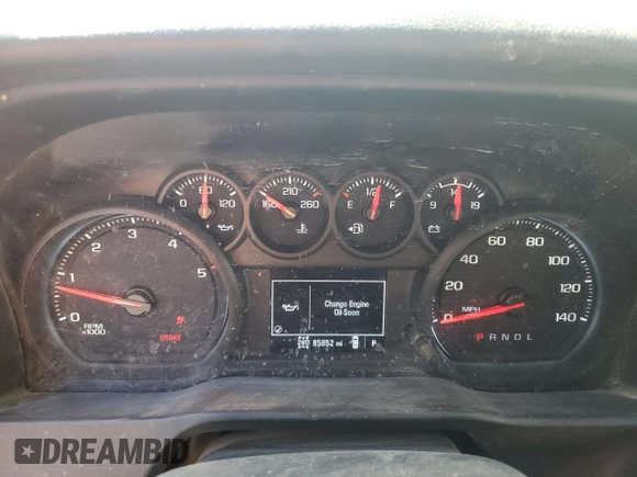 2021 Chevrolet Silverado 3500HD Work Truck with VIN 1GC4YSEY8MF116263, listed as a Copart auction lot 72795074 with 85,852 mi miles and Salvage Title. Bid and sale history available at carsss.com. Image 9.
