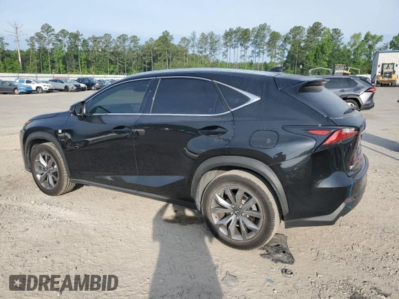 2015 Lexus NX 200t with VIN JTJYARBZXF2001781, listed as a Copart auction lot 55645565 with 104,426 mi miles and Clean title. Bid and sale history available at DreamBid. Image 2.