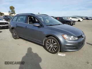 2016 Volkswagen Golf SportWagen TSI S with VIN 3VWC17AU2GM518474, listed as a Copart auction lot 46918065 with 63,374 mi miles and Salvage Title. Bid and sale history available at carsss.com. Image 4.