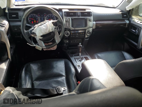 2016 Toyota 4Runner SR5 with VIN JTEZU5JR6G5117287, listed as a Copart auction lot 55397195 with 138,002 mi miles and Salvage title. Bid and sale history available at DreamBid. Image 8.