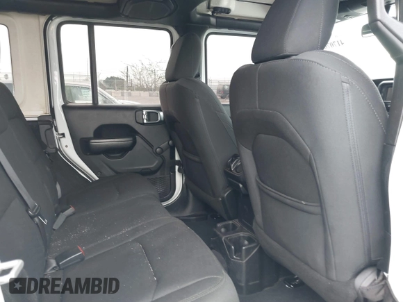 2018 Jeep Wrangler Unlimited Sport with VIN 1C4HJXDN0JW265823, listed as a IAAI auction lot 41707684 with 60,072 mi miles and . Bid and sale history available at DreamBid. Image 8.
