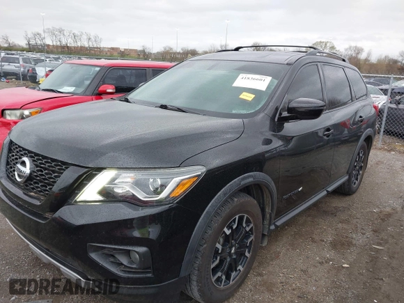2020 Nissan Pathfinder SV with VIN 5N1DR2BN3LC584694, listed as a IAAI auction lot 41836601 with 110,837 mi miles and . Bid and sale history available at DreamBid. Image 2.