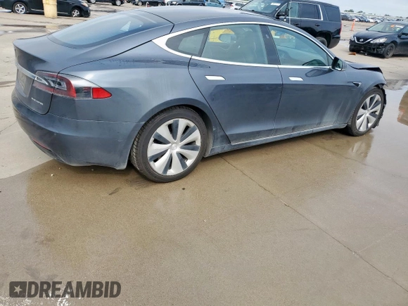 2020 Tesla Model S Long Range with VIN 5YJSA1E29LF385201, listed as a Copart auction lot 59536305 with 57,108 mi miles and Salvage title. Bid and sale history available at DreamBid. Image 3.