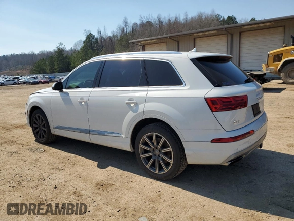 2017 Audi Q7 Premium Plus with VIN WA1LAAF79HD000484, listed as a Copart auction lot 46646565 with 108,265 mi miles and Salvage Title. Bid and sale history available at carsss.com. Image 2.