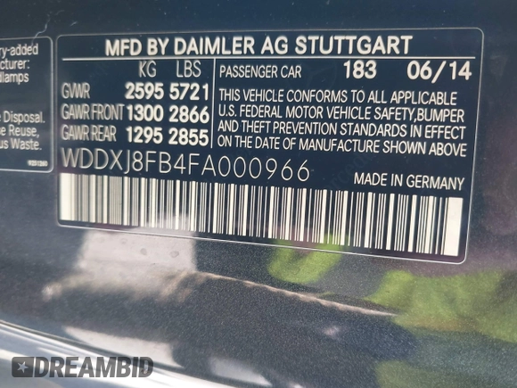 2015 Mercedes-Benz S 550 with VIN WDDXJ8FB4FA000966, listed as a IAAI auction lot 42060817 with 70,163 mi miles and . Bid and sale history available at carsss.com. Image 9.
