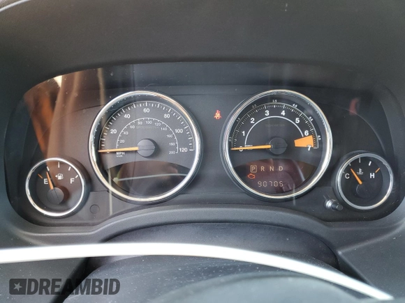 2014 Jeep Compass High Altitude with VIN 1C4NJCEA0ED529504, listed as a Copart auction lot 42349445 with 90,705 mi miles and Clean Title. Bid and sale history available at carsss.com. Image 9.