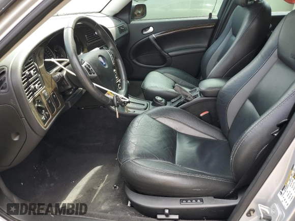 2007 Saab 9-5 Aero with VIN YS3EH49G873518557, listed as a Copart auction lot 52631455 with 163,193 mi miles and Salvage Title. Bid and sale history available at carsss.com. Image 7.