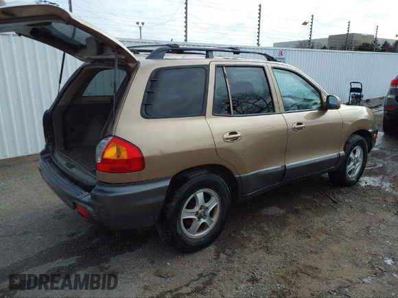 2004 Hyundai Santa Fe GLS with VIN KM8SC13D34U781837, listed as a IAAI auction lot 40452732 with 223,991 mi miles. Bid and sale history available at carsss.com. Image 4.