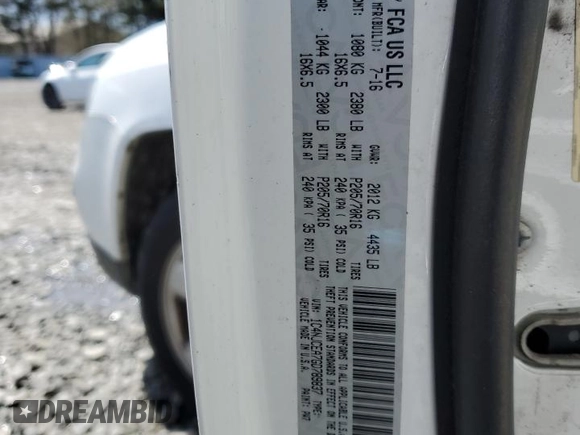2016 Jeep Compass High Altitude Edition with VIN 1C4NJCEA7GD789837, listed as a Copart auction lot 52000505 with 96,396 mi miles and Salvage Title. Bid and sale history available at carsss.com. Image 13.