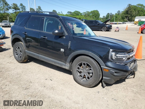2024 Ford Bronco Sport Big Bend with VIN 3FMCR9B68RRE04374, listed as a Copart auction lot 52355355 with 13,829 mi miles and Salvage title. Bid and sale history available at DreamBid. Image 4.