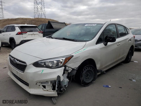 2018 Subaru Impreza with VIN 4S3GTAA66J1721854, listed as a Copart auction lot 44759475 with 93,330 mi miles and Salvage Title. Bid and sale history available at carsss.com. Image 1.