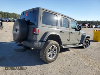 2022 Jeep Wrangler Unlimited Sahara с VIN 1C4HJXEG2NW115847, выставлен на аукционе Copart как лот 45678015 с пробегом Не указан миль и Списание • Salvage title. История ставок и продаж доступна на DreamBid. Изображение 3.
