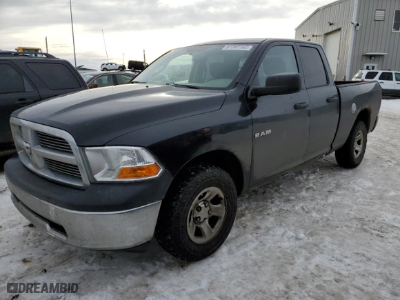 2010 Dodge Ram 1500 ST with VIN 1D7RV1GP9AS105746, listed as a Copart auction lot 67363162 with 287,972 mi miles and Salvage Title. Bid and sale history available at carsss.com. Image 1.