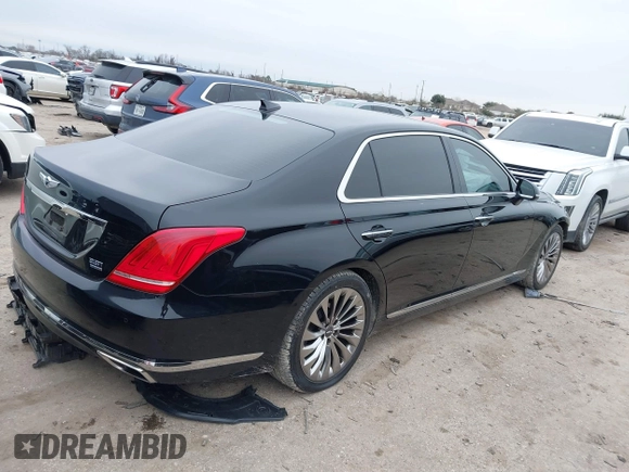 2017 Genesis G90 Premium with VIN KMHG34JA0HU025226, listed as a IAAI auction lot 41609402 with 61,230 mi miles and . Bid and sale history available at DreamBid. Image 4.