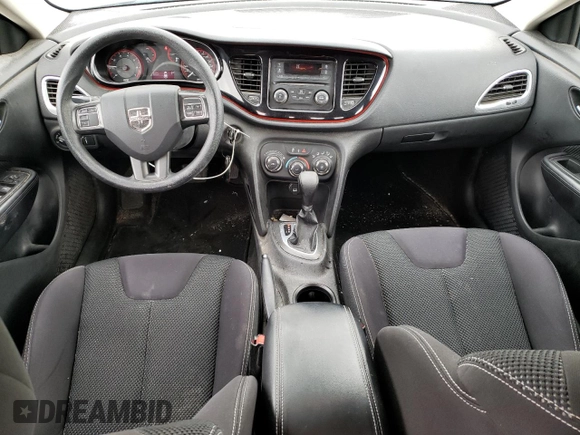 2014 Dodge Dart SXT with VIN 1C3CDFBH7ED871585, listed as a Copart auction lot 51287465 with 92,695 mi miles and Salvage Title. Bid and sale history available at DreamBid. Image 8.