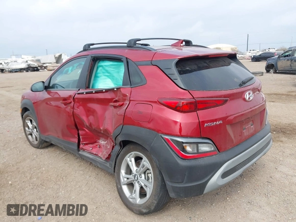 2023 Hyundai Kona SEL with VIN KM8K6CAB1PU061462, listed as a IAAI auction lot 41549269 with 32,599 mi miles. Bid and sale history available at carsss.com. Image 14.