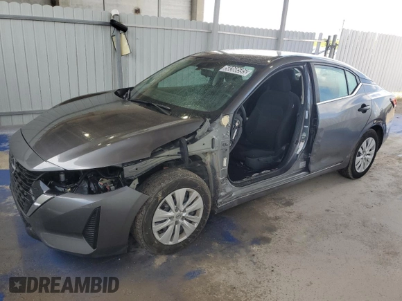 2025 Nissan Sentra S z VIN 3N1AB8BV1SY228929, wystawiony jako Copart lot #58368595 z przebiegiem 11 772 mil mil oraz Czysty tytuł • Clean title. Historia ofert i sprzedaży dostępna na DreamBid. Obrazek 1.