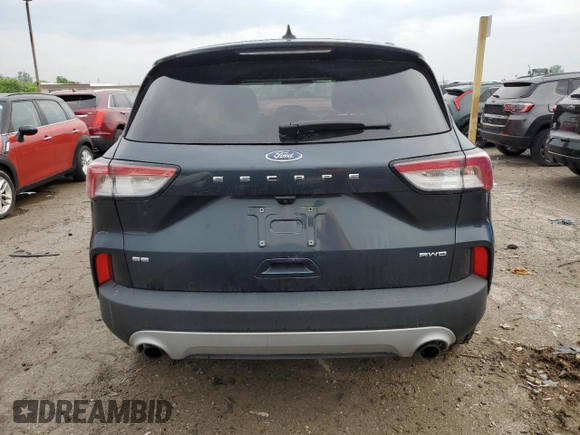 2022 Ford Escape SE with VIN 1FMCU9G62NUA80722, listed as a Copart auction lot 58784075 with 57,867 mi miles and Salvage title. Bid and sale history available at DreamBid. Image 6.