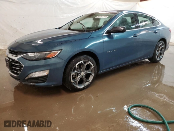 2024 Chevrolet Malibu LT with VIN 1G1ZD5ST5RF242009, listed as a Copart auction lot 53167705 with 18,259 mi miles and Salvage Title. Bid and sale history available at DreamBid. Image 1.