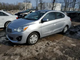 2019 Mitsubishi Mirage G4 ES with VIN ML32F3FJ1KHF08013, listed as a Copart auction lot 48702445 with 54,646 mi miles and Salvage Title. Bid and sale history available at carsss.com. Image 1.