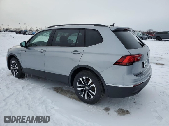 2024 Volkswagen Tiguan S with VIN 3VVFB7AX3RM165819, listed as a Copart auction lot 44740345 with Not provided miles and Salvage title. Bid and sale history available at DreamBid. Image 2.
