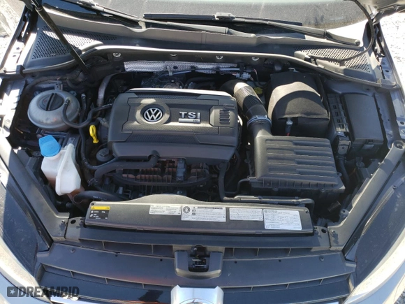 2016 Volkswagen Golf R with VIN WVWLF7AU3GW207642, listed as a Copart auction lot 76955944 with NaN miles and Salvage Title. Bid and sale history available at carsss.com. Image 12.