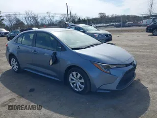 2022 Toyota Corolla LE with VIN JTDEPMAE4NJ220312, listed as a IAAI auction lot 41705083 with 37,260 mi miles. Bid and sale history available at carsss.com. Image 1.