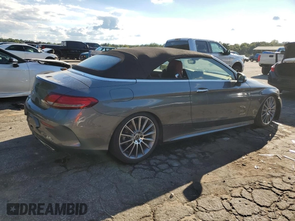 2018 Mercedes-Benz C 300 with VIN WDDWK4JB5JF757928, listed as a Copart auction lot 74187314 with Not Provided miles and Salvage Title. Bid and sale history available at DreamBid. Image 3.