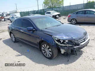 2013 Honda Accord EX-L with VIN 1HGCR2F89DA031843, listed as a IAAI auction lot 42108077 with 154,419 mi miles and . Bid and sale history available at DreamBid. Image 1.