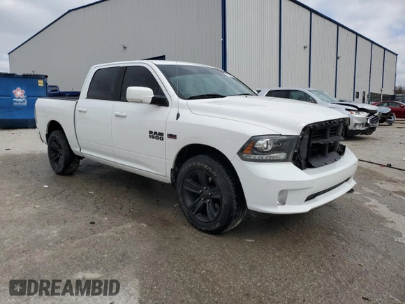 2018 Ram 1500 Sport z VIN 1C6RR7MT0JS152173, wystawiony jako Copart lot #77029154 z przebiegiem 154 064 mil mil oraz Szkoda całkowita • Salvage title. Historia ofert i sprzedaży dostępna na DreamBid. Obrazek 4.