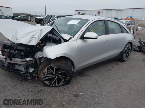 2024 Hyundai Ioniq 6 SEL z VIN KMHM34AC1RA063734, wystawiony jako IAAI lot #41222335 z przebiegiem 3 389 mil mil oraz . Historia ofert i sprzedaży dostępna na DreamBid. Obrazek 2.