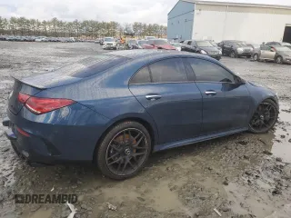 2020 Mercedes-Benz CLA 45 AMG with VIN W1K5J5DB9LN093643, listed as a Copart auction lot 86995884 with 36,263 mi miles and Salvage Title. Bid and sale history available at DreamBid. Image 3.