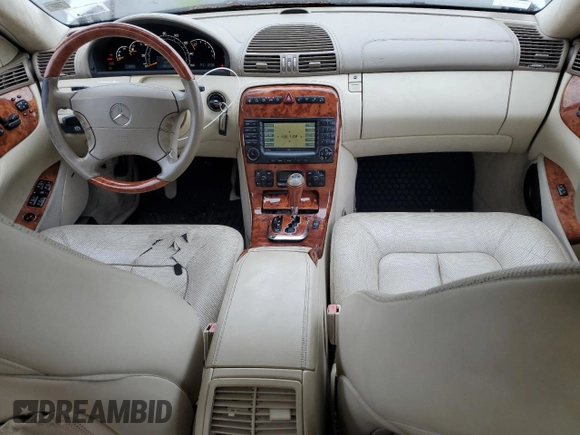 2004 Mercedes-Benz CL 500/600 with VIN WDBPJ75J94A040257, listed as a Copart auction lot 55802635 with 83,180 mi miles and Clean Title. Bid and sale history available at DreamBid. Image 8.