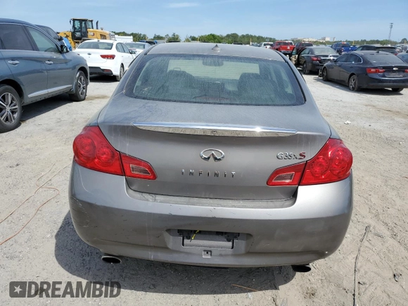 2008 Infiniti G35 x with VIN JNKBV61F88M272489, listed as a Copart auction lot 50193775 with 172,068 mi miles and Salvage Title. Bid and sale history available at DreamBid. Image 6.